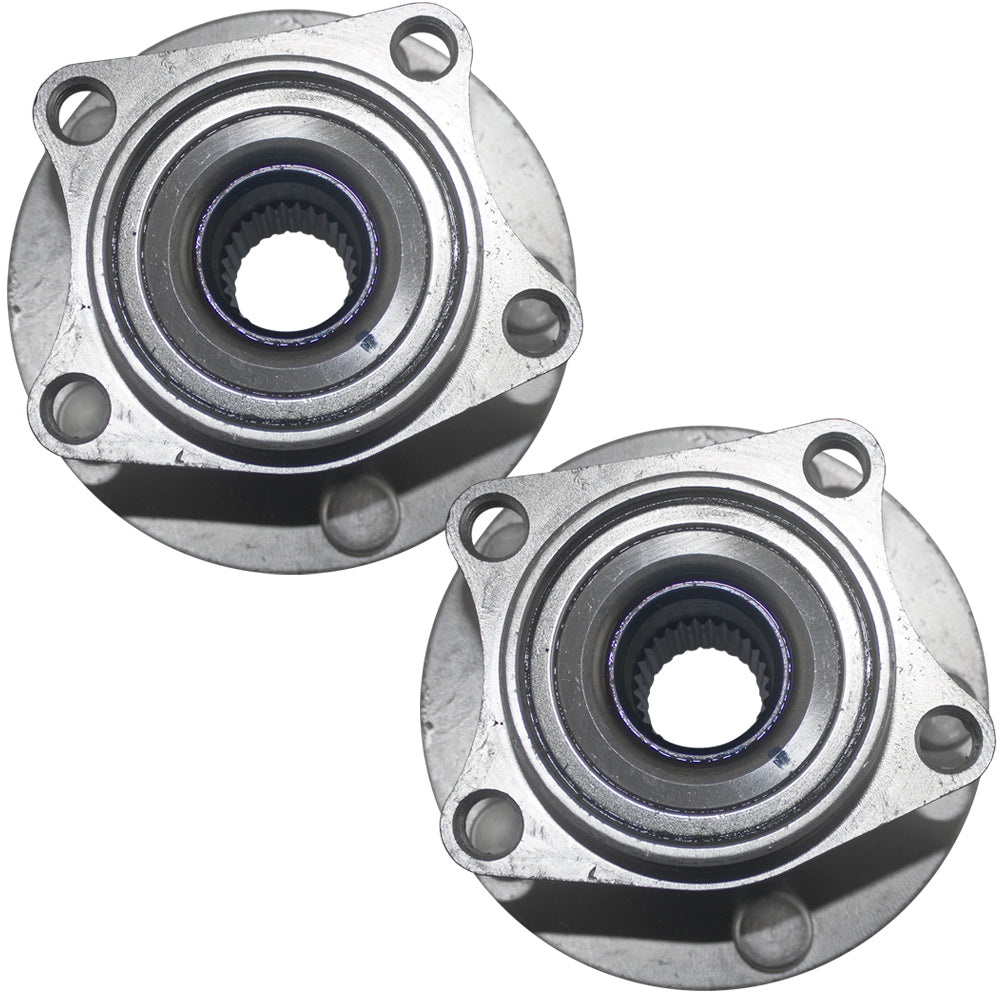 Brock Replacement Pair Set Rear Wheel Hub Bearings Compatible with 2007-2010 Edge MKX 4-Wheel drive 7T4Z 1104 C 512335