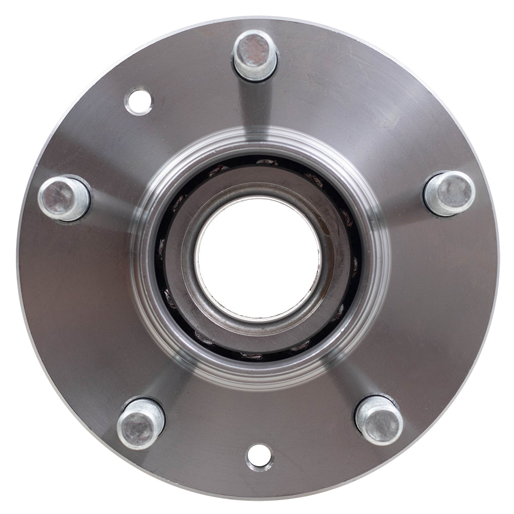 Brock Replacement Pair Rear Hubs & Bearings Compatible with 2006-2012 Fusion Front-Wheel Drive with ABS