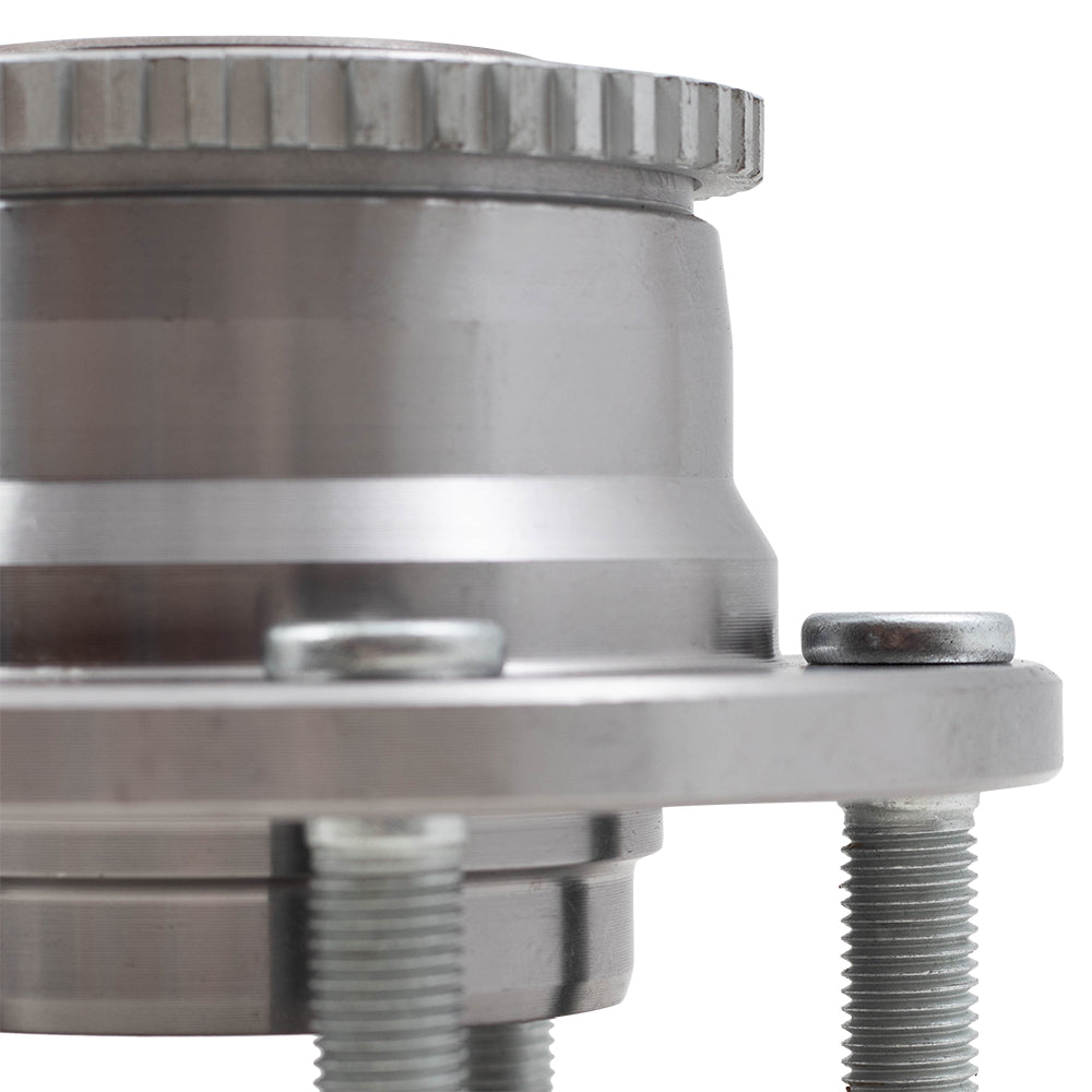 Brock Replacement Pair Rear Hubs & Bearings Compatible with 2006-2012 Fusion Front-Wheel Drive with ABS