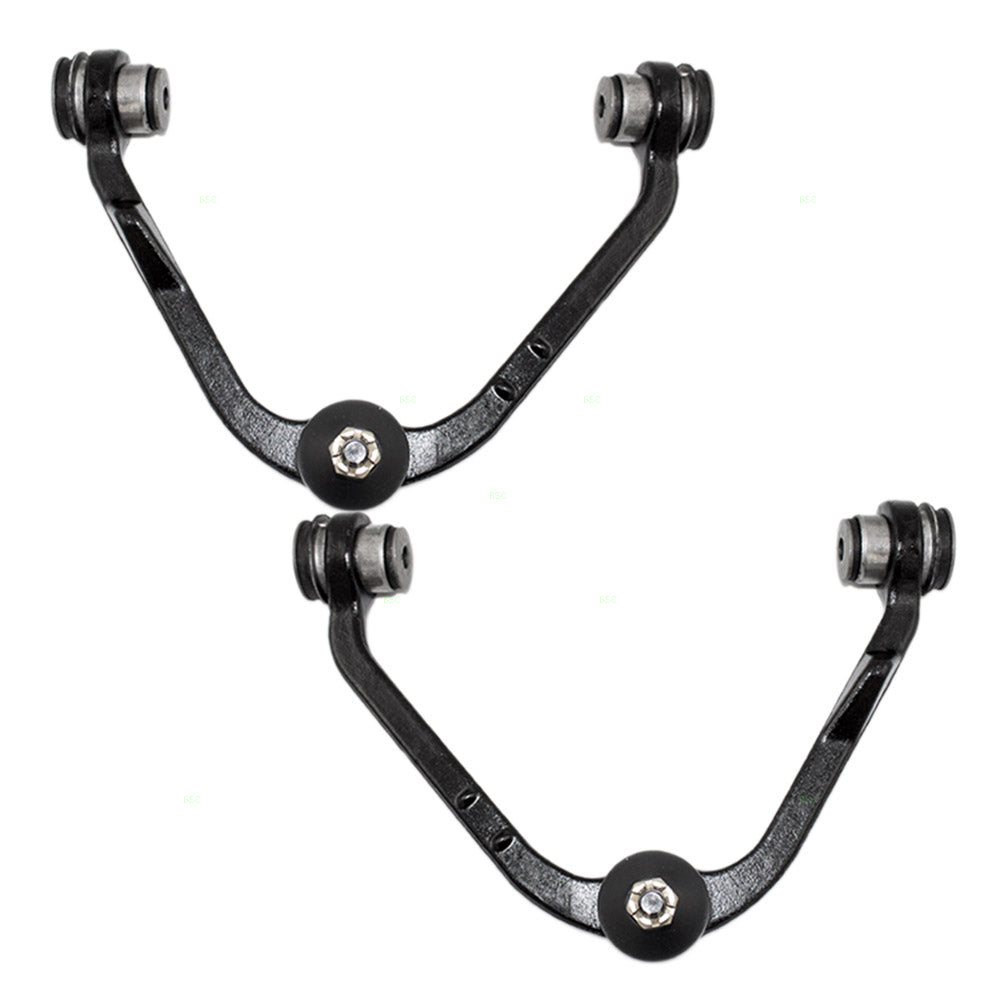 Brock Replacement Pair Front Upper Control Arm w/ Ball Joint & Bushings Compatible with 1997-2003 F150 Pickup Truck 2WD