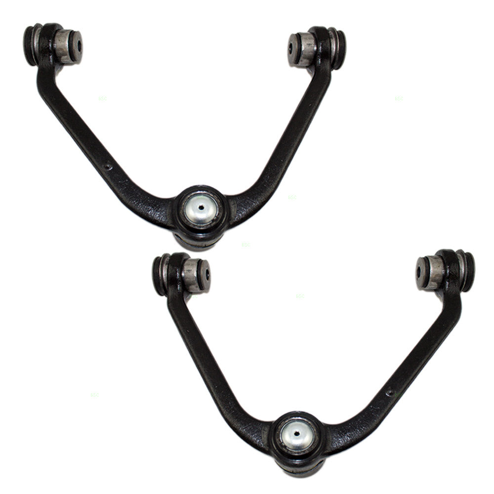 Brock Replacement Pair Front Upper Control Arm w/ Ball Joint & Bushings Compatible with 1997-2003 F150 Pickup Truck 2WD