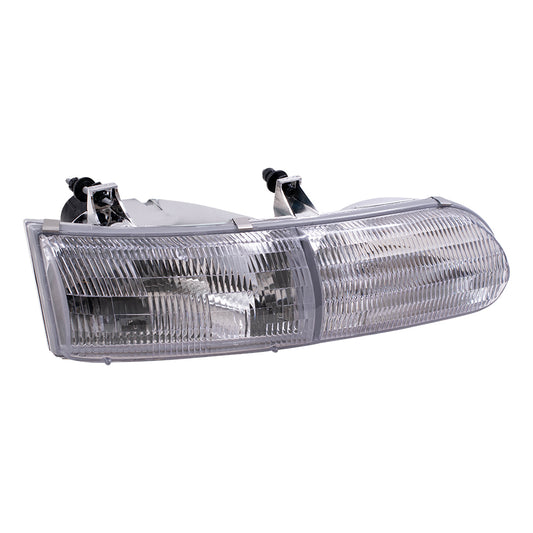 Brock Passenger Halogen Headlight for 92-93 Taurus L/GL/LX & 94-95 Taurus GL