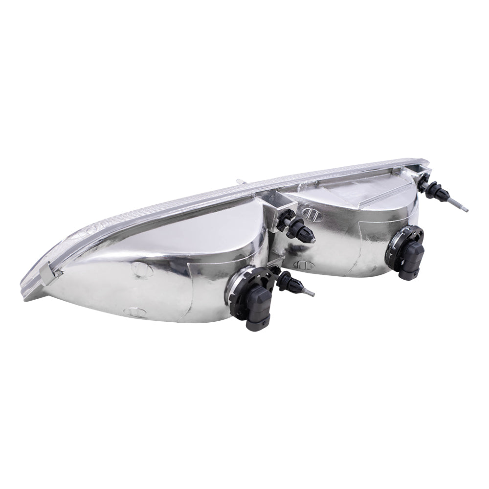 Brock Replacement Driver and Passenger Headlights Compatible with 1992-1997 Crown Victoria F2AZ13008B F2AZ13008A