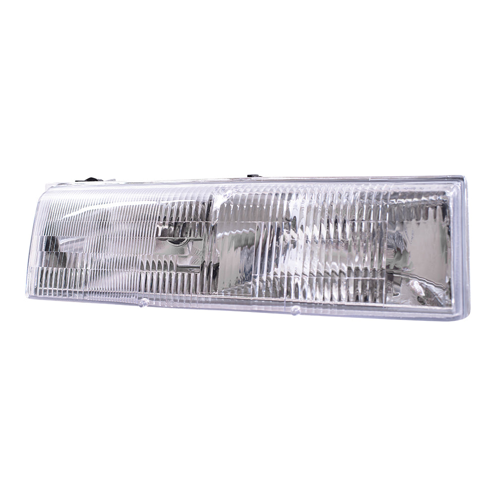 Brock Replacement Driver and Passenger Headlights Headlamps Compatible with Cougar FOWY 13008 B FOWY 13008 A