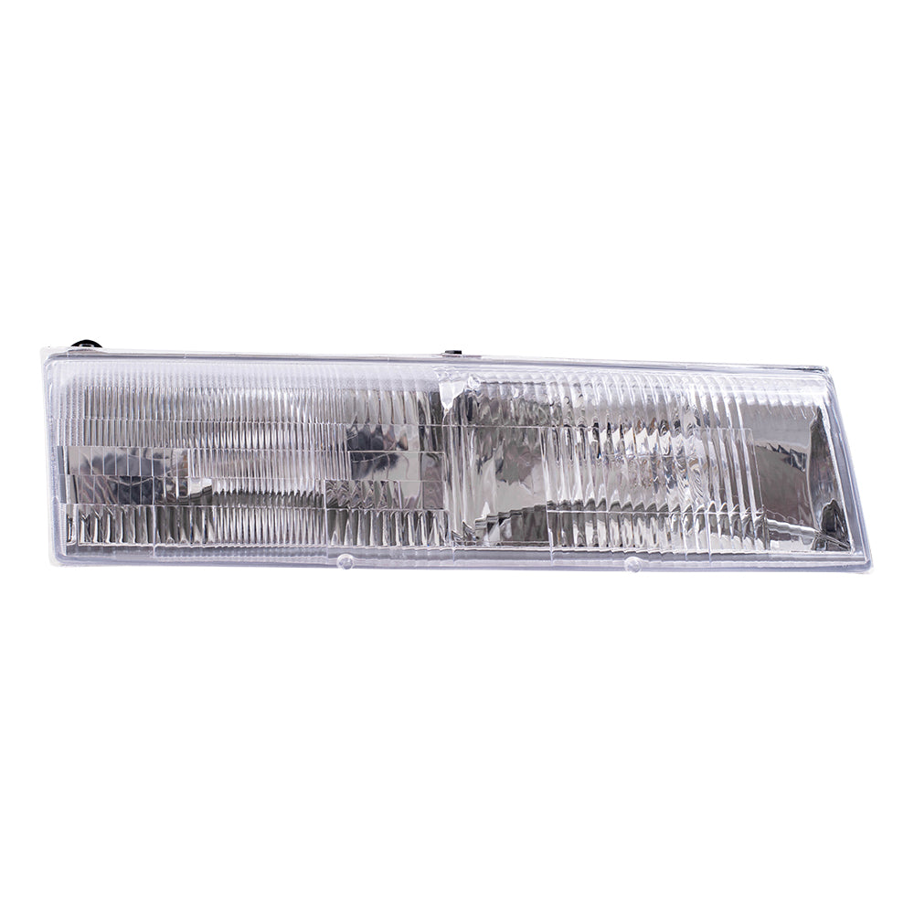 Brock Replacement Driver and Passenger Headlights Headlamps Compatible with Cougar FOWY 13008 B FOWY 13008 A