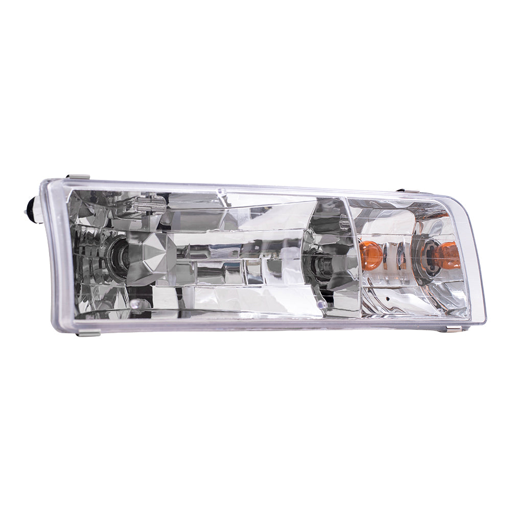 Brock Headlight Assembly fits 1995-1997 Lincoln Town Car Passenger Headlamp F5VY13008A