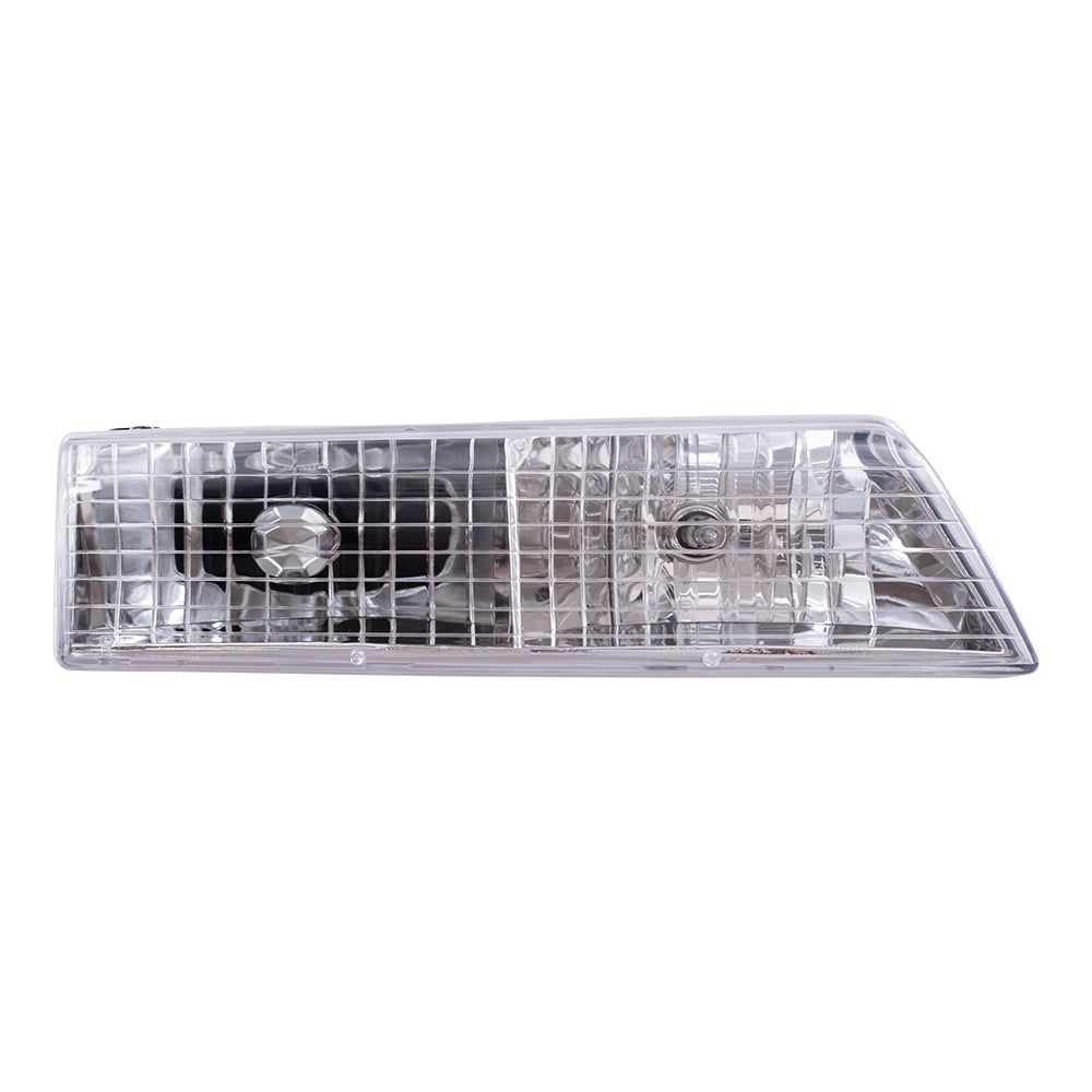 Brock Replacement Driver and Passenger Headlights Headlamps Compatible with 1995-1997 Grand Marquis F5MY 13008 B F5MY 13008 A
