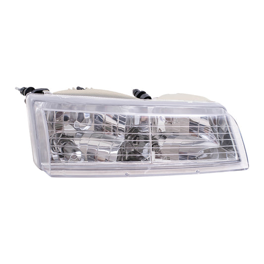 Headlight Assembly fits 1995-1997 Mercury Grand Marquis Passenger Headlamp