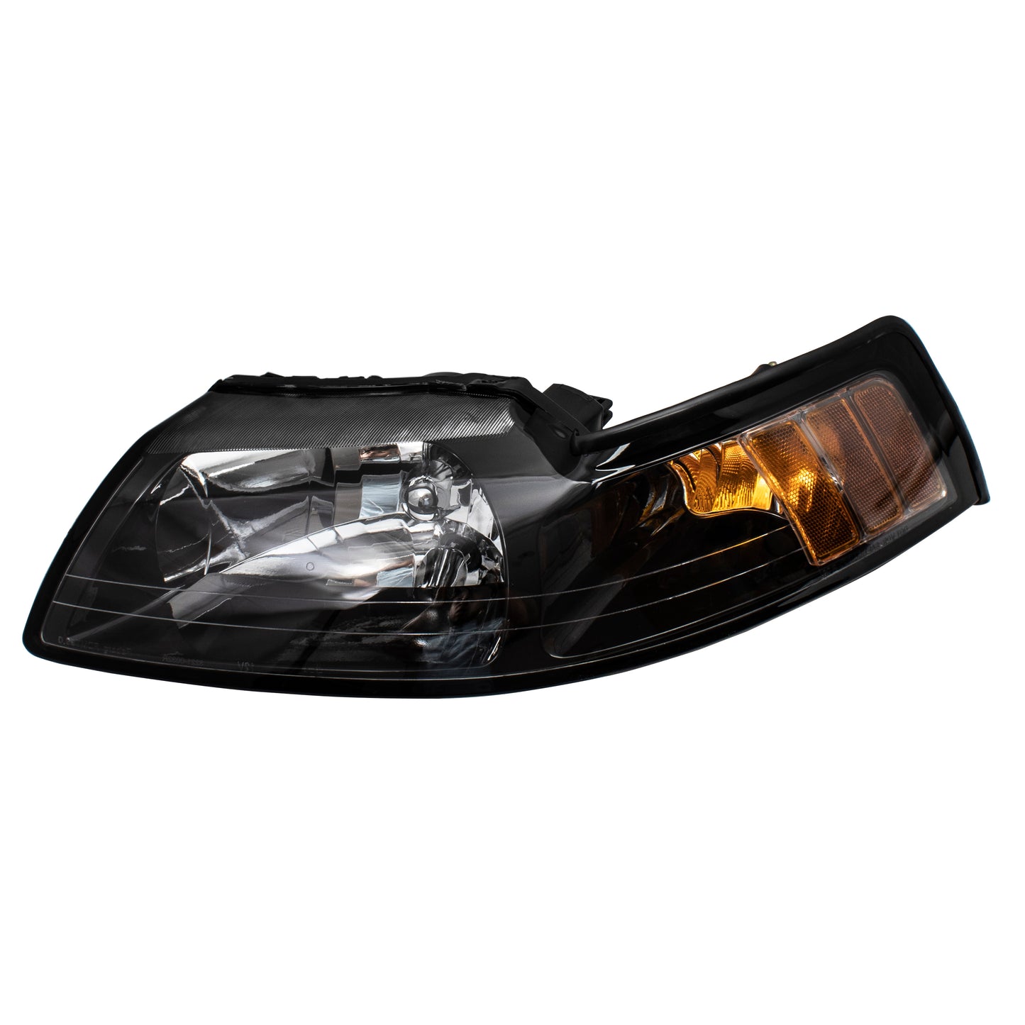 Brock Replacement Driver and Passenger Halogen Headlights Set Compatible with 2001-2004 Mustang3R3Z 13008 DA 3R3Z 13008 CA