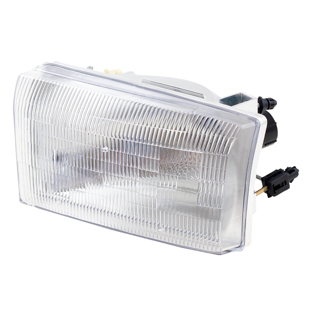 Brock Composite Headlight fits 99-04 Super Duty Pickup Driver Side Lined Center Lens