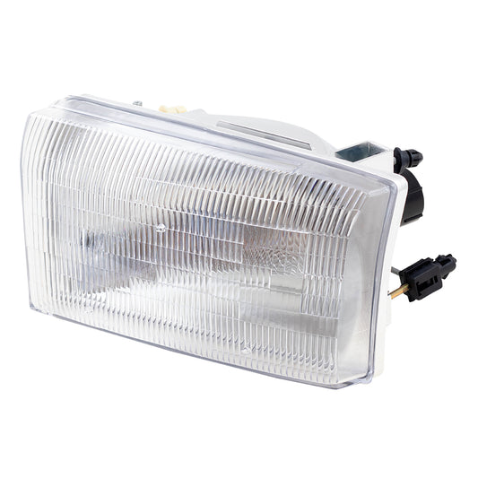 Brock Composite Headlight fits 99-04 Super Duty Pickup Driver Side Lined Center Lens