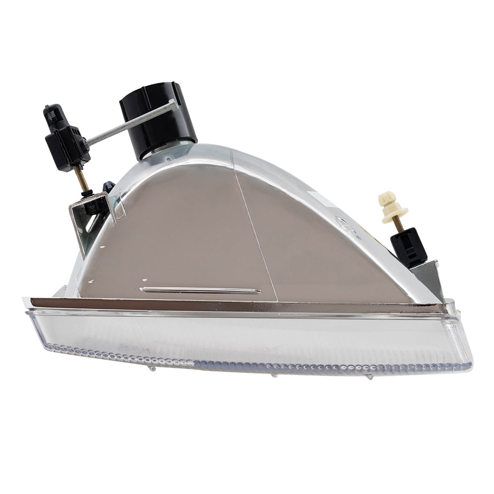 Brock Composite Headlight fits 99-04 Super Duty Pickup Driver Side Lined Center Lens