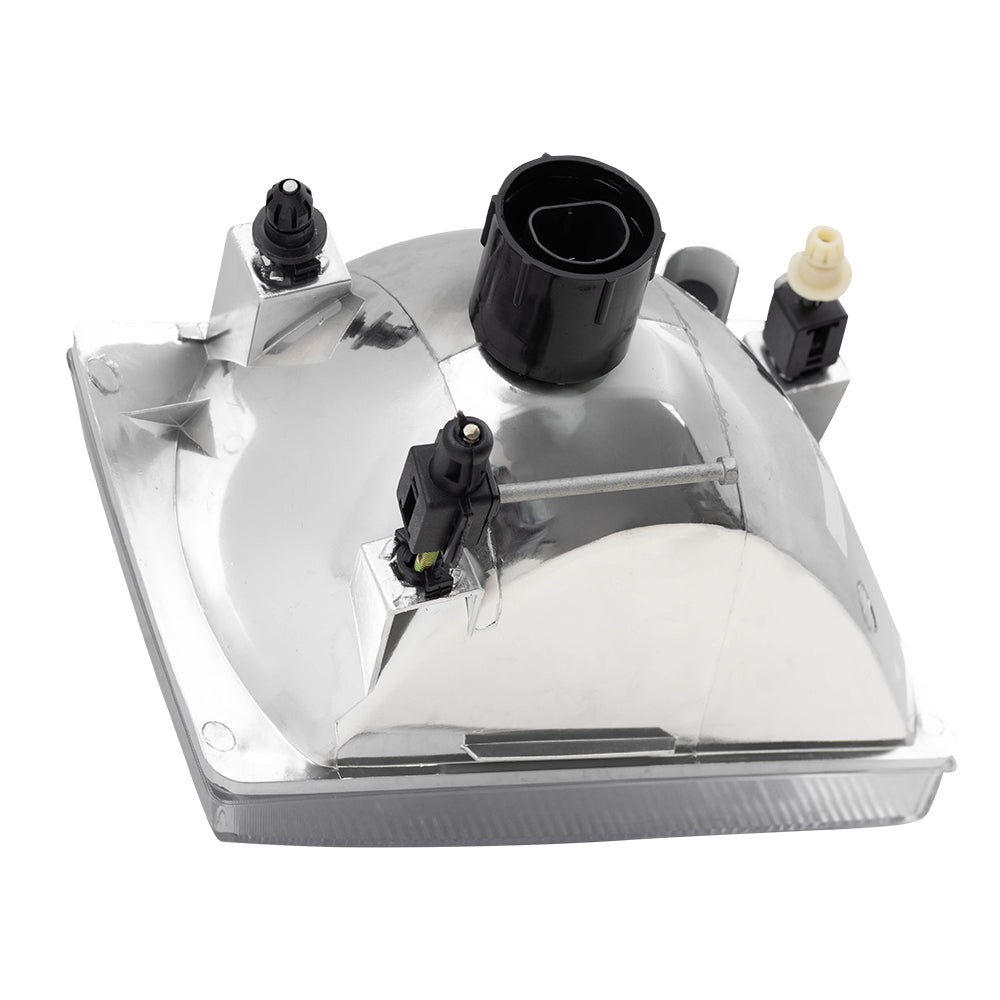 Brock Composite Headlight fits 99-04 Super Duty Pickup Driver Side Lined Center Lens