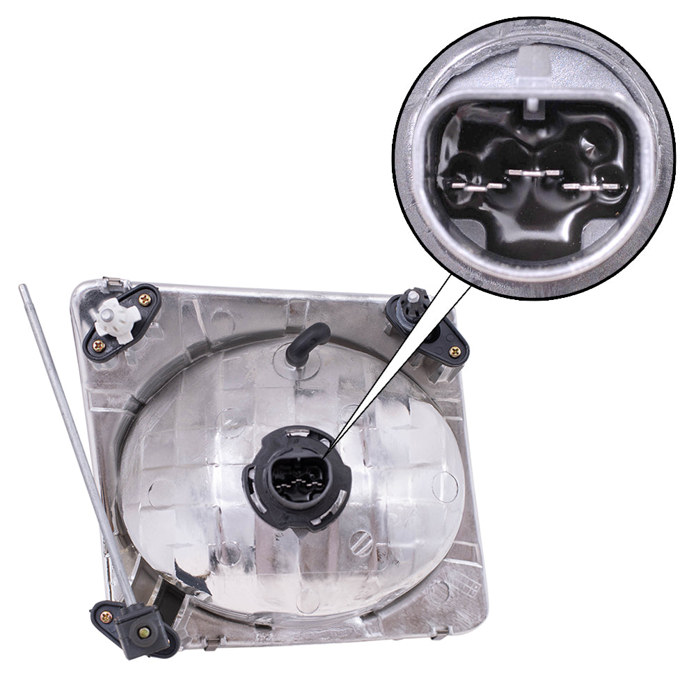 Headlight Assembly fits Ford Explorer Sport & Sport Trac Pickup Driver Headlamp