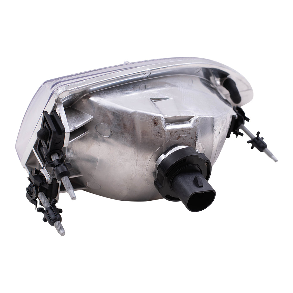 Brock Replacement Drivers Headlight Headlamp with Smooth Lens Compatible with 1994-1998 Mustang F4ZZ 13008 D