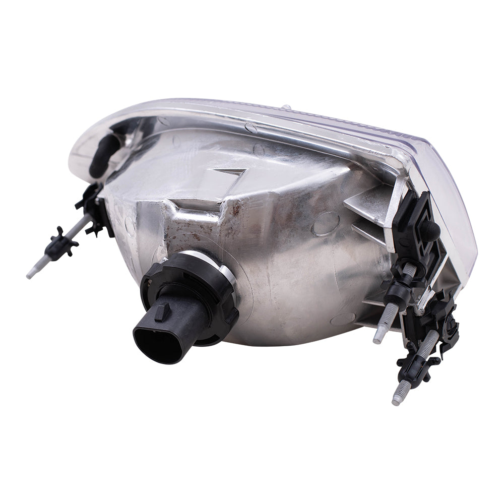 Brock Replacement Passengers Headlight Headlamp with Smooth Lens Compatible with 1994-1998 Mustang F4ZZ 13008 C