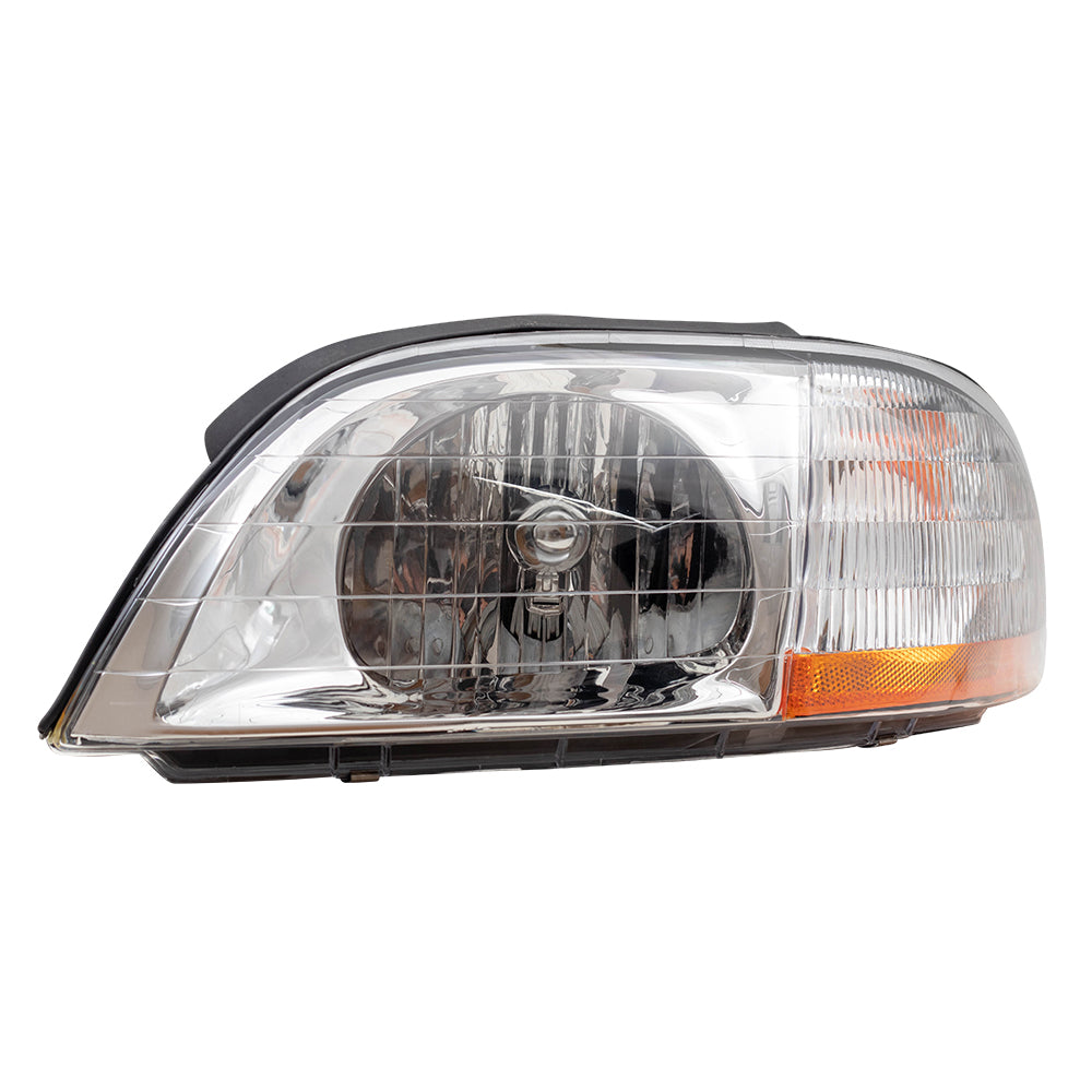 Brock Replacement Drivers Headlight Headlamp Compatible with 1999-2003 Windstar Van XF2Z13008BA