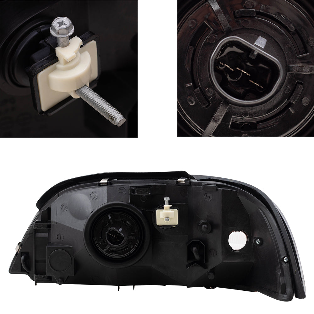 Headlight Assembly fits 99-03 Ford Windstar Passengers Headlamp XF2Z13008AA