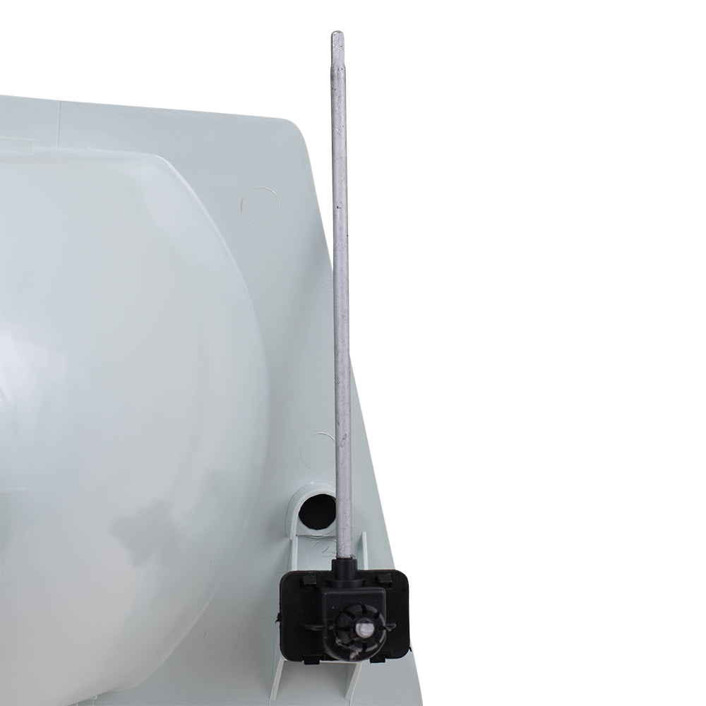 Brock Replacement Drivers Composite Headlight Headlamp Lens Compatible with 1997-2007 E-Series Van 6C2Z 13008 BA