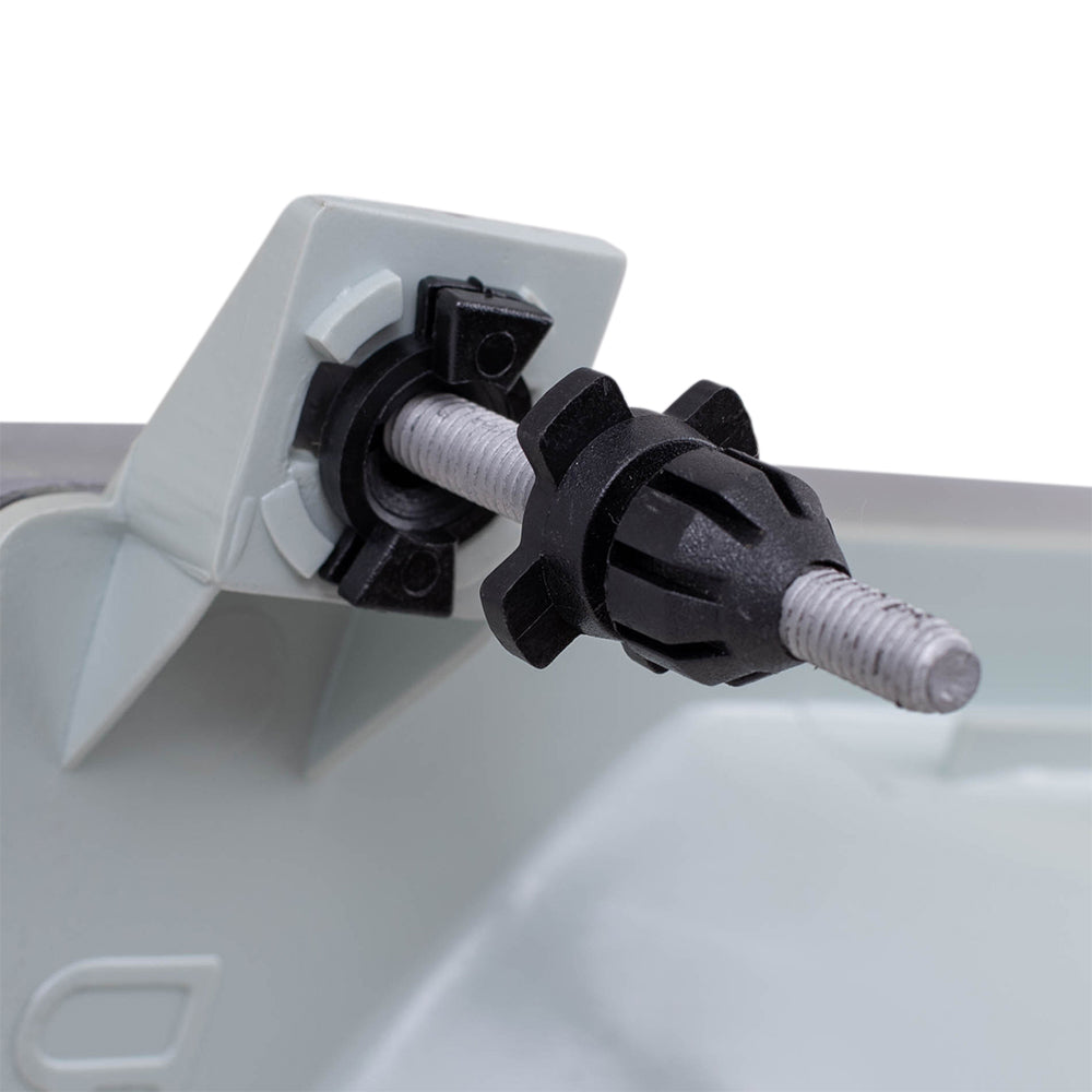 Brock Replacement Drivers Composite Headlight Headlamp Lens Compatible with 1997-2007 E-Series Van 6C2Z 13008 BA