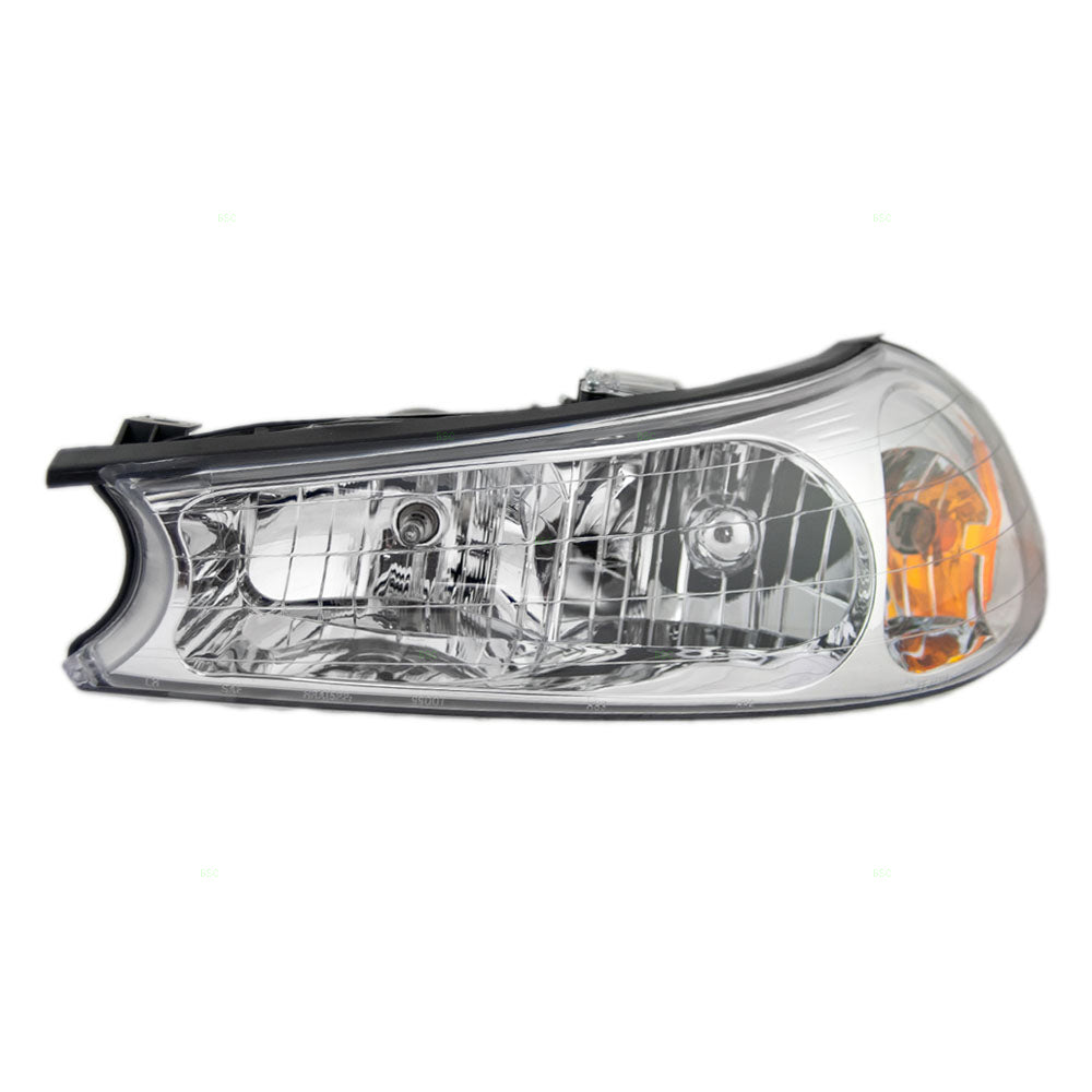 Brock Replacement Drivers Halogen Headlight Headlamp Compatible with 1998-2000 Contour XS2Z13008BA