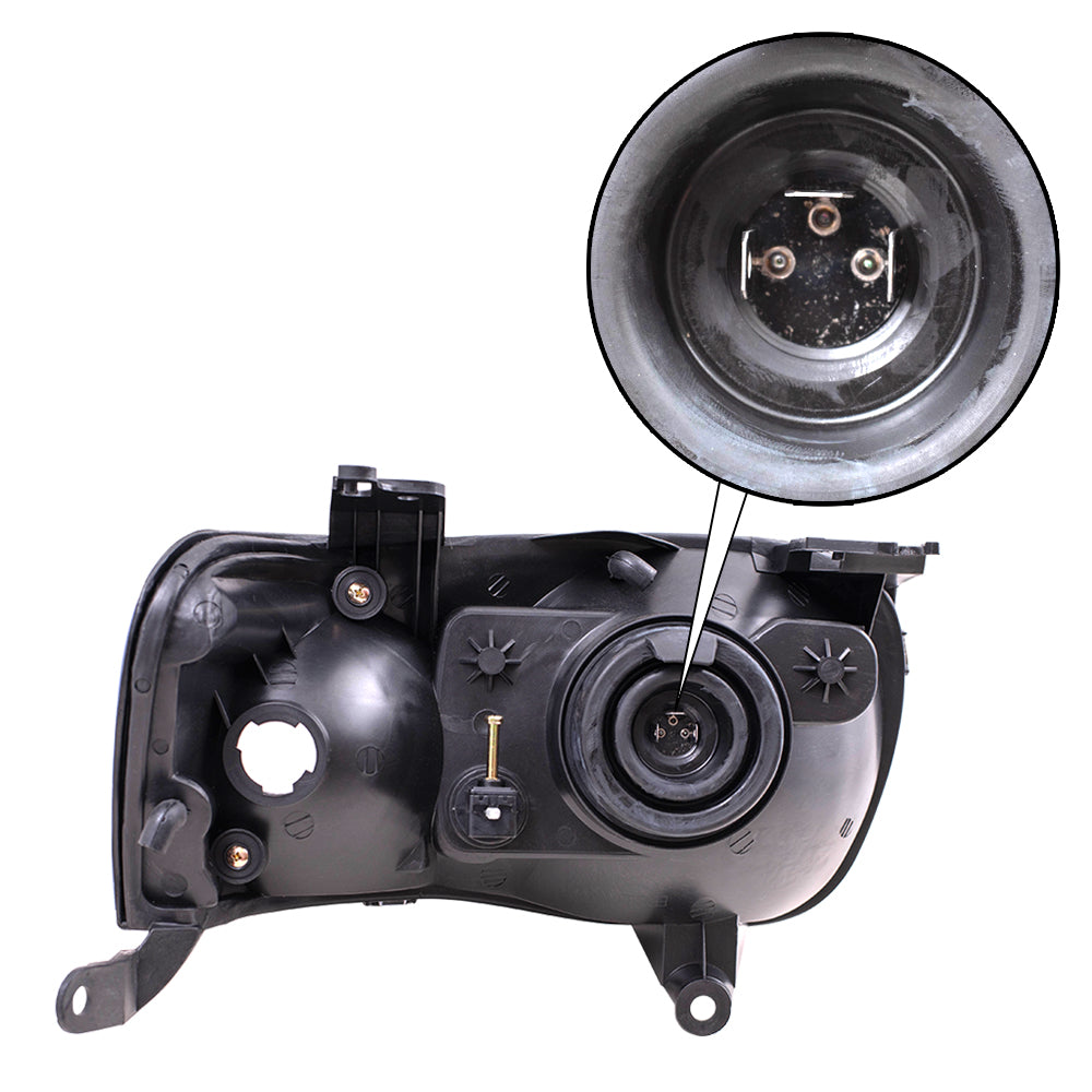 Headlight Assembly fits 2001-2004 Ford Escape Driver Side Left Headlamp