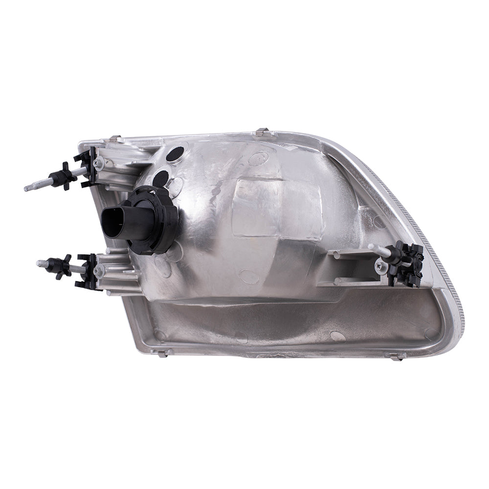 Brock Replacement Drivers Headlight Headlamp Compatible with 2001-2003 F150 Lightning Pickup Truck 3L3Z13008FA