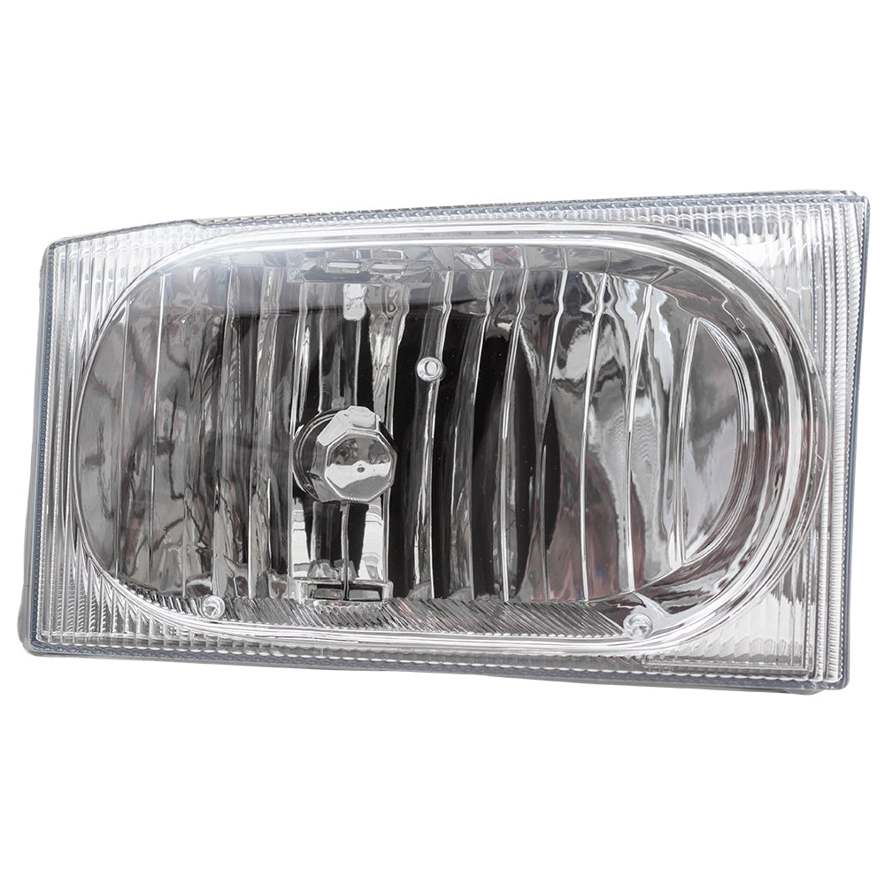 Headlight fits Ford Excursion Super Duty Pickup Passenger Side Clear Center Lens