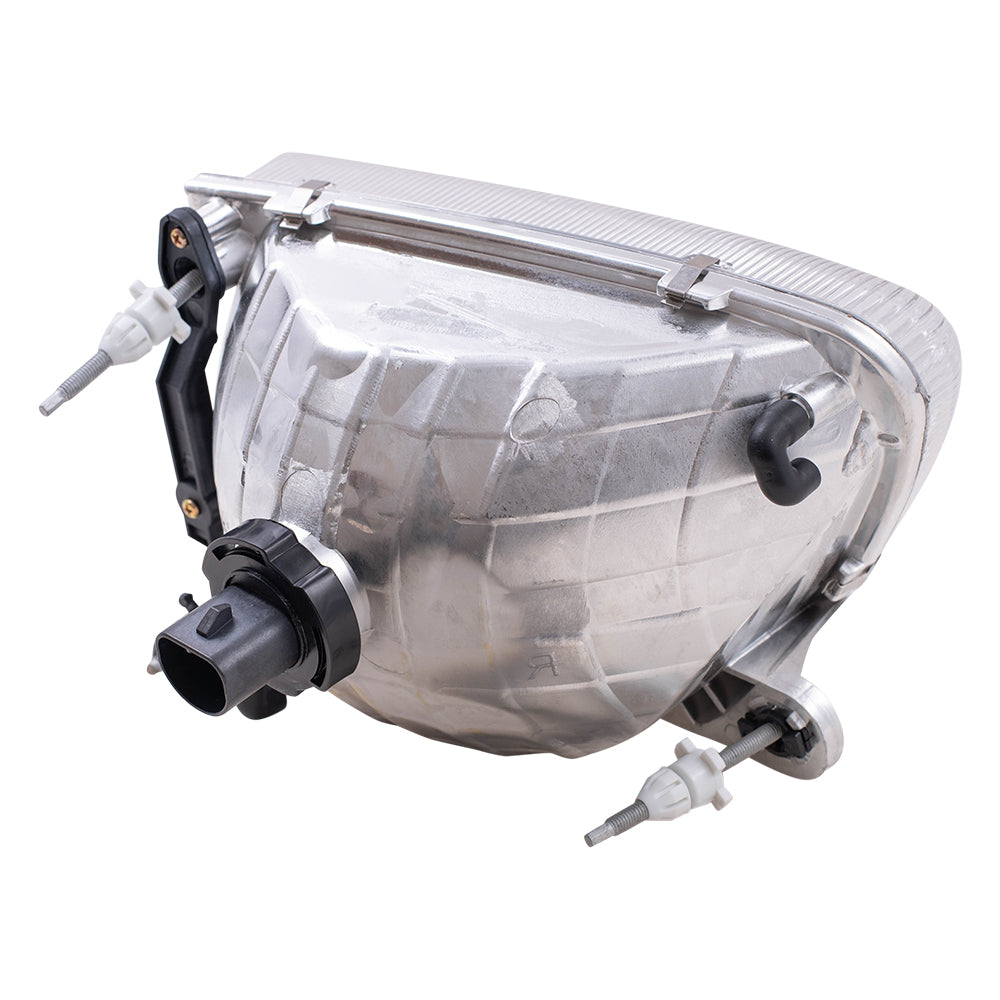 Brock Aftermarket Replacement Driver Left Halogen Headlight Assembly Compatible with 1998-2001 Mercury Mountaineer