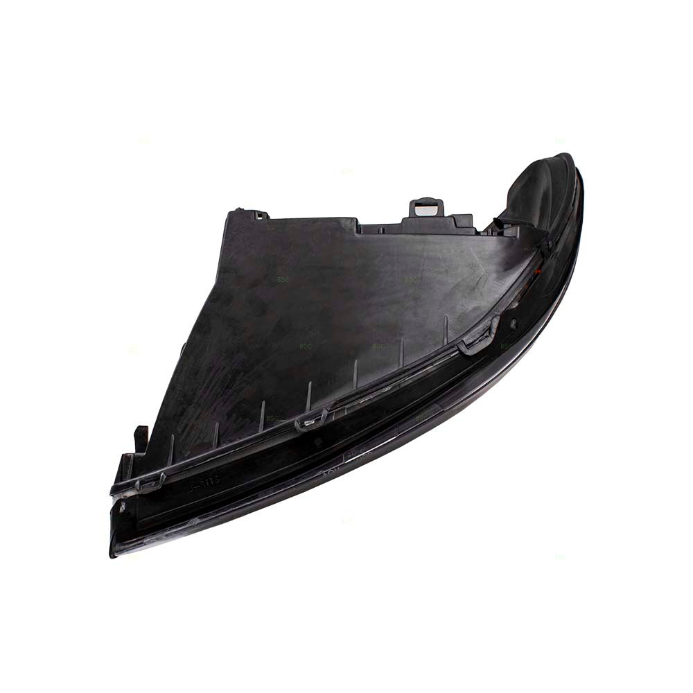 Headlight Assembly fits 00-07 Ford Taurus Passenger Halogen Lamp w/ Black Bezel