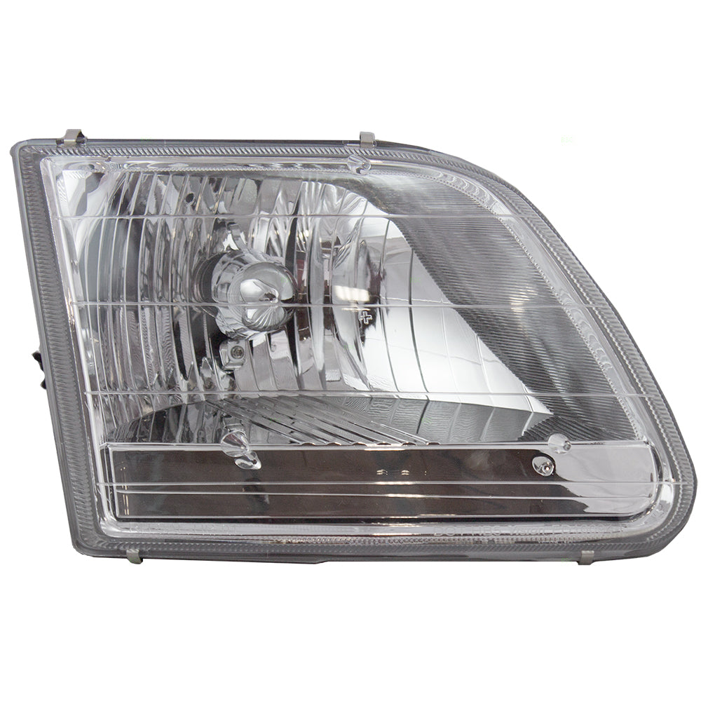 Brock Replacement Passengers Headlight Compatible with 2001-2003 F150 Pickup STX 2004 Heritage 3L3Z 13008 GA