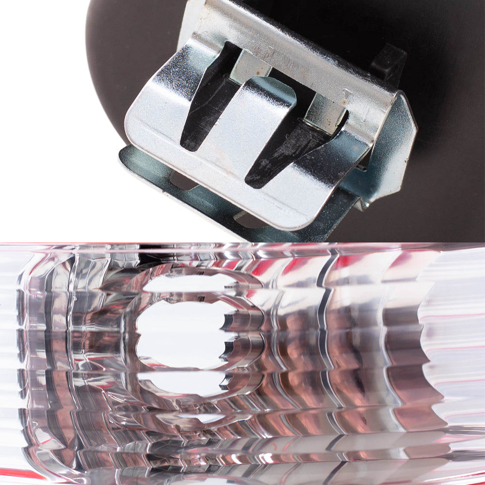 Headlight Assemblies with Chrome Bezel and Styleside Tail Light Units 4 Piece Set Compatible with 2004-2008 Ford F-150