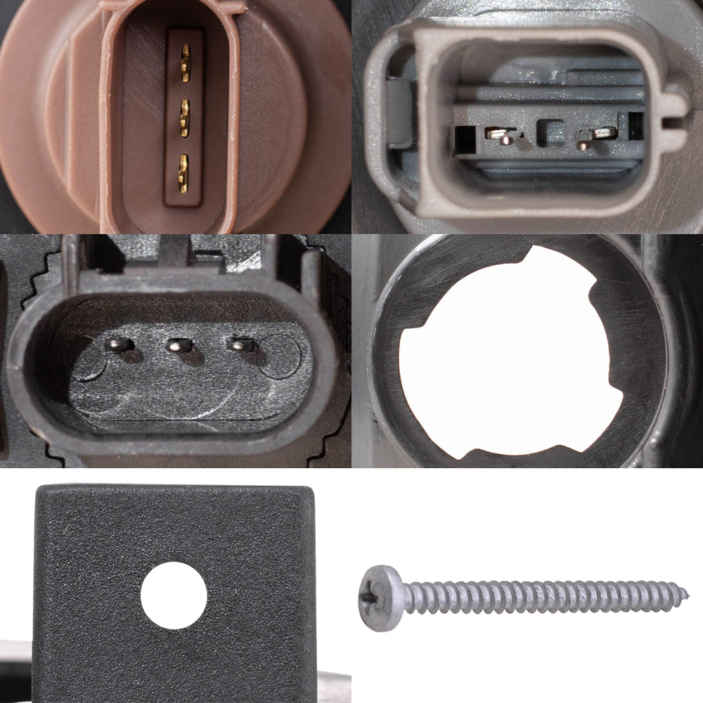 Brock Aftermarket Replacement Part Driver and Passenger Side Halogen Combination Headlights, Round Fog Lights & Brackets and Flareside Tail Lights 8 Piece Set Compatible with 2006-2008 Ford F-150