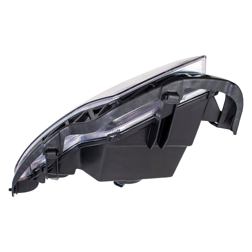 Brock Aftermarket Replacement Driver Left Passenger Right Halogen Combination Headlight Assembly Set Compatible With 2007-2010 Ford Edge