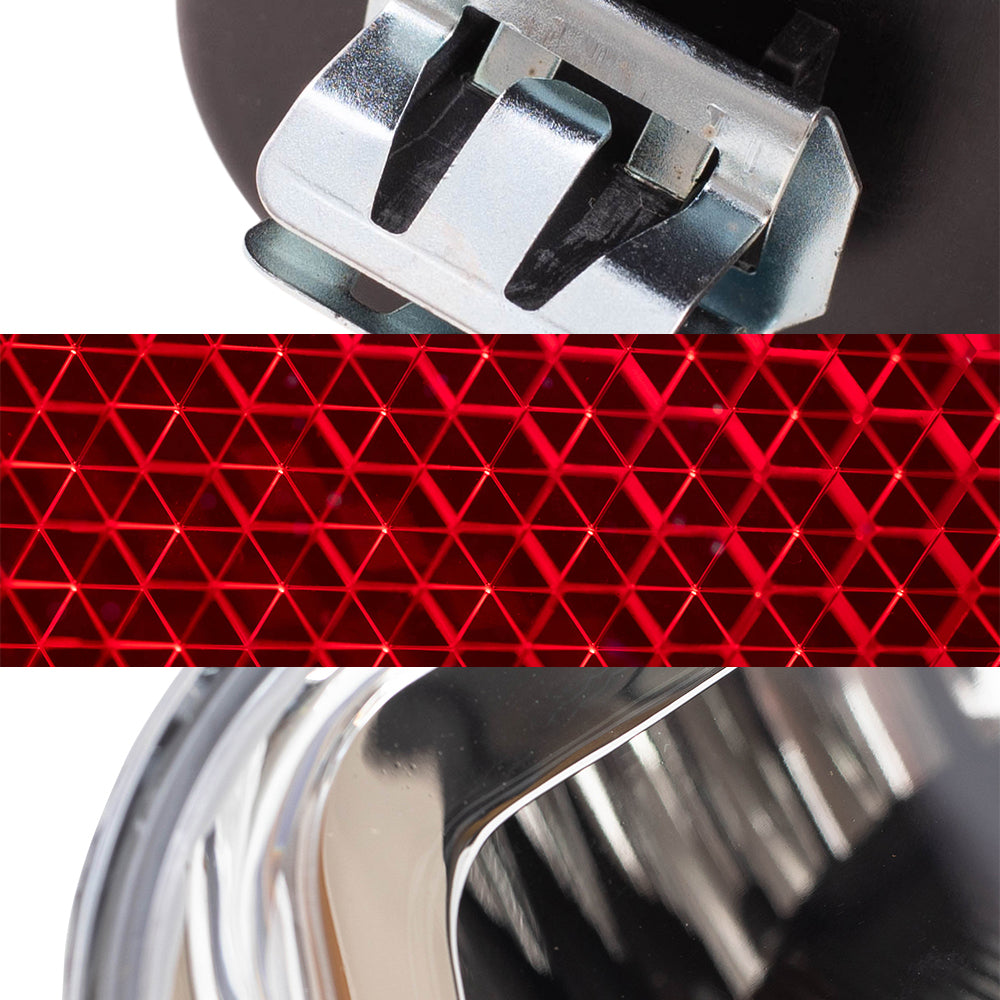 Brock Aftermarket Replacement Driver Left Passenger Right Halogen Combination Headlights-Rectangular Fog Lights-Flareside Tail Lights 6 Piece Set Compatible with 2004-2006 Ford F-150