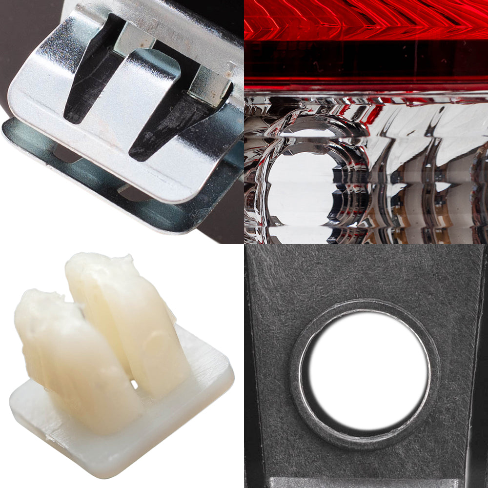 Brock Aftermarket Replacement Driver Left Passenger Right Headlights-Round Fog Lights-Fog Light Mounting Brackets-Styleside Tail Lights 8 Piece Set Compatible with 2006-2008 Ford F-150