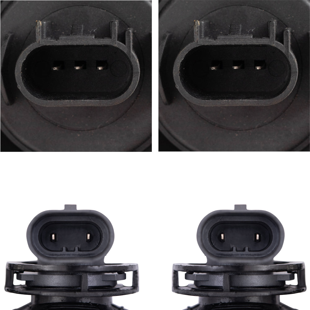 Brock Aftermarket Replacement Driver Left Passenger Right Halogen Combination Headlight Assembly With Chrome Bezel And Fog Lights 4 Piece Performance Set Compatible With 2011-2014 Ford F-150