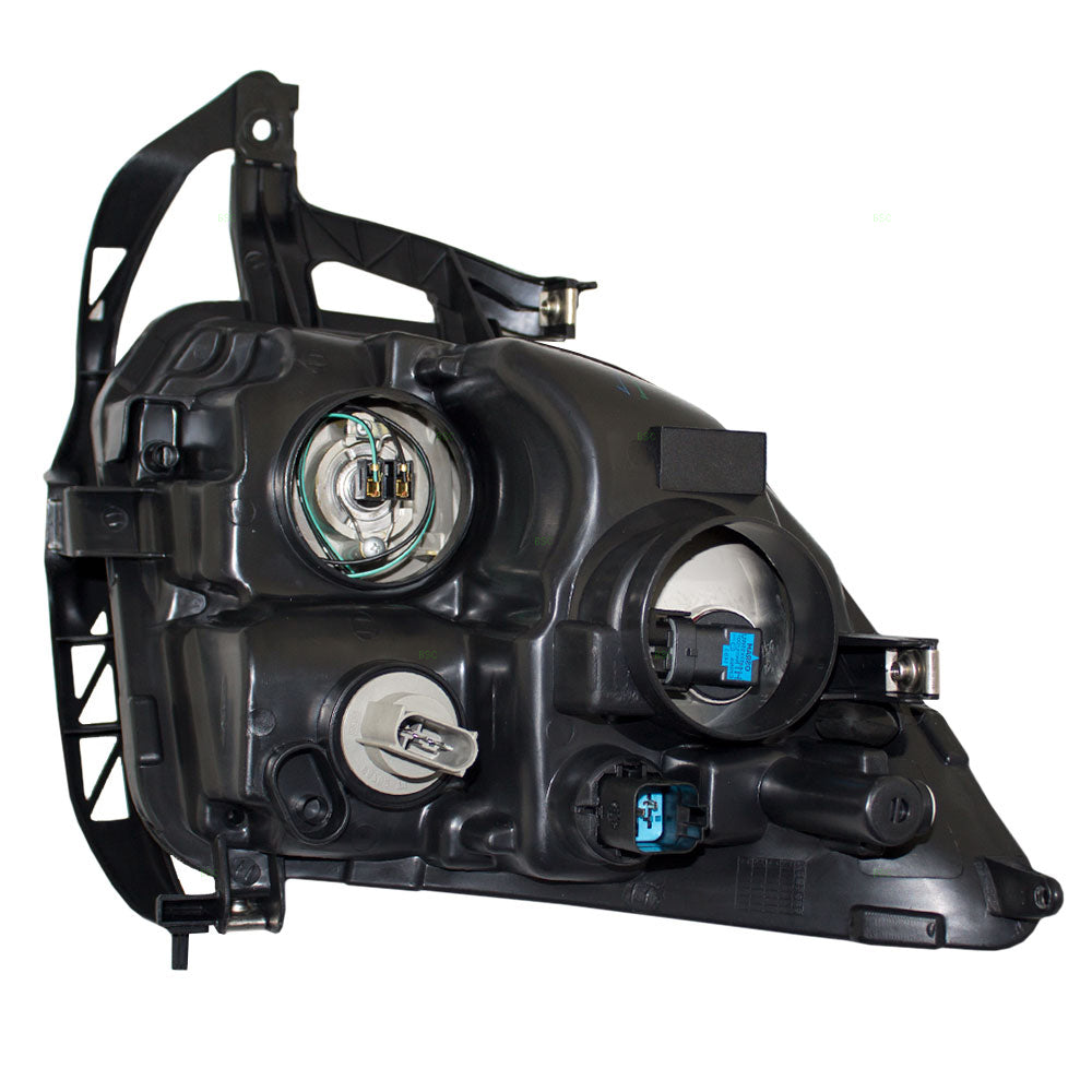 Brock Aftermarket Replacement Passenger Right Halogen Combination Headlight Assembly Compatible With 2006-2009 Ford Fusion