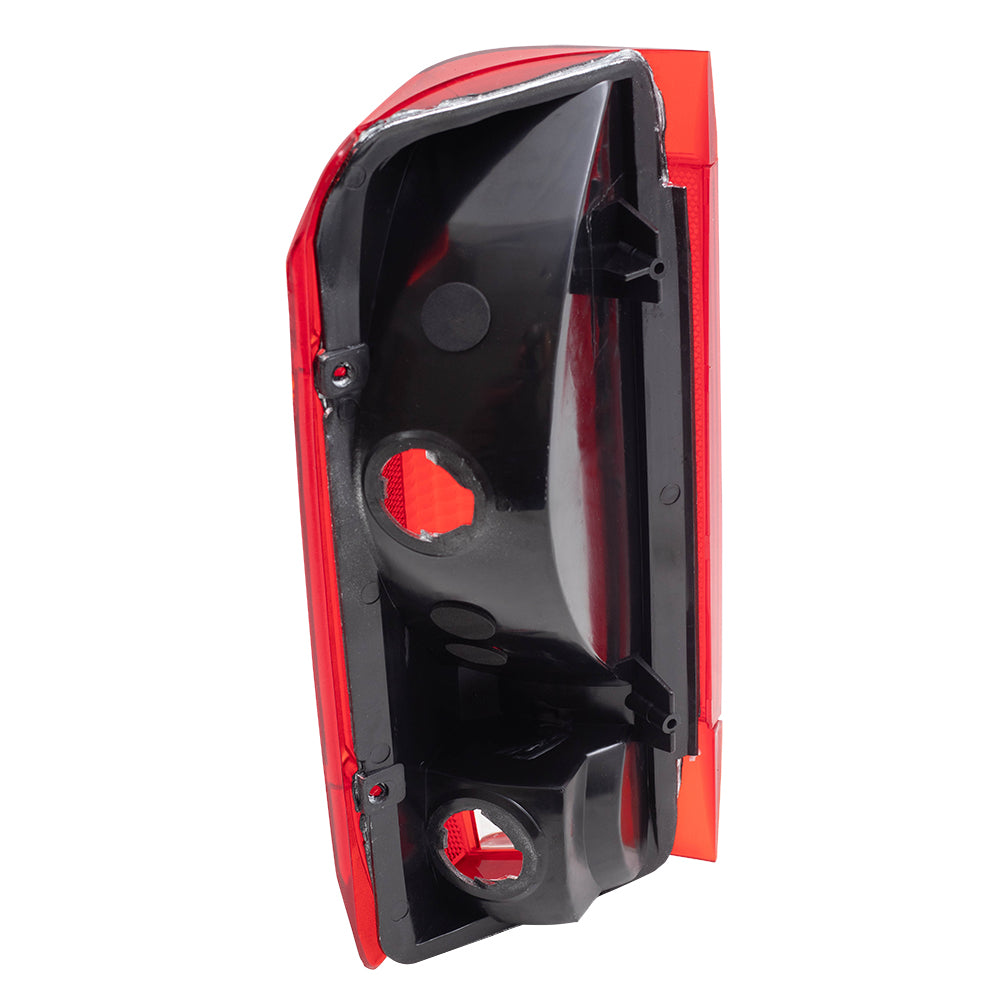 Brock Aftermarket Replacement Passenger Right Tail Light Unit Compatible With 1990-1996 Ford F-150 Styleside Built From 10/1989