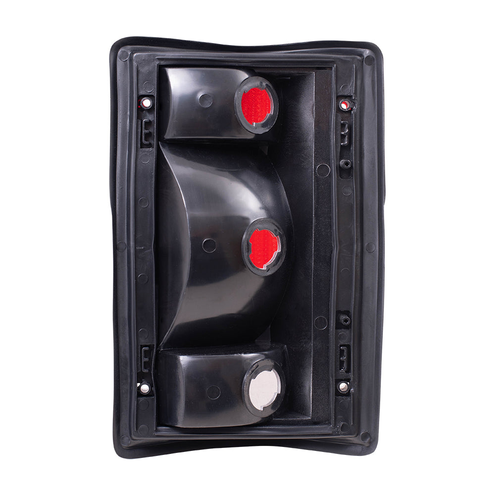 Brock Replacement Drivers Taillight Tail Lamp Compatible with 95-03 Van SUV F5UZ13405A