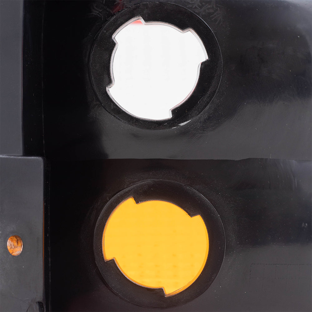 Brock Replacement Driver and Passenger Taillights Tail Lamps Compatible with 1993-1997 Ranger Pickup Truck F37Z13405A F37Z13404A