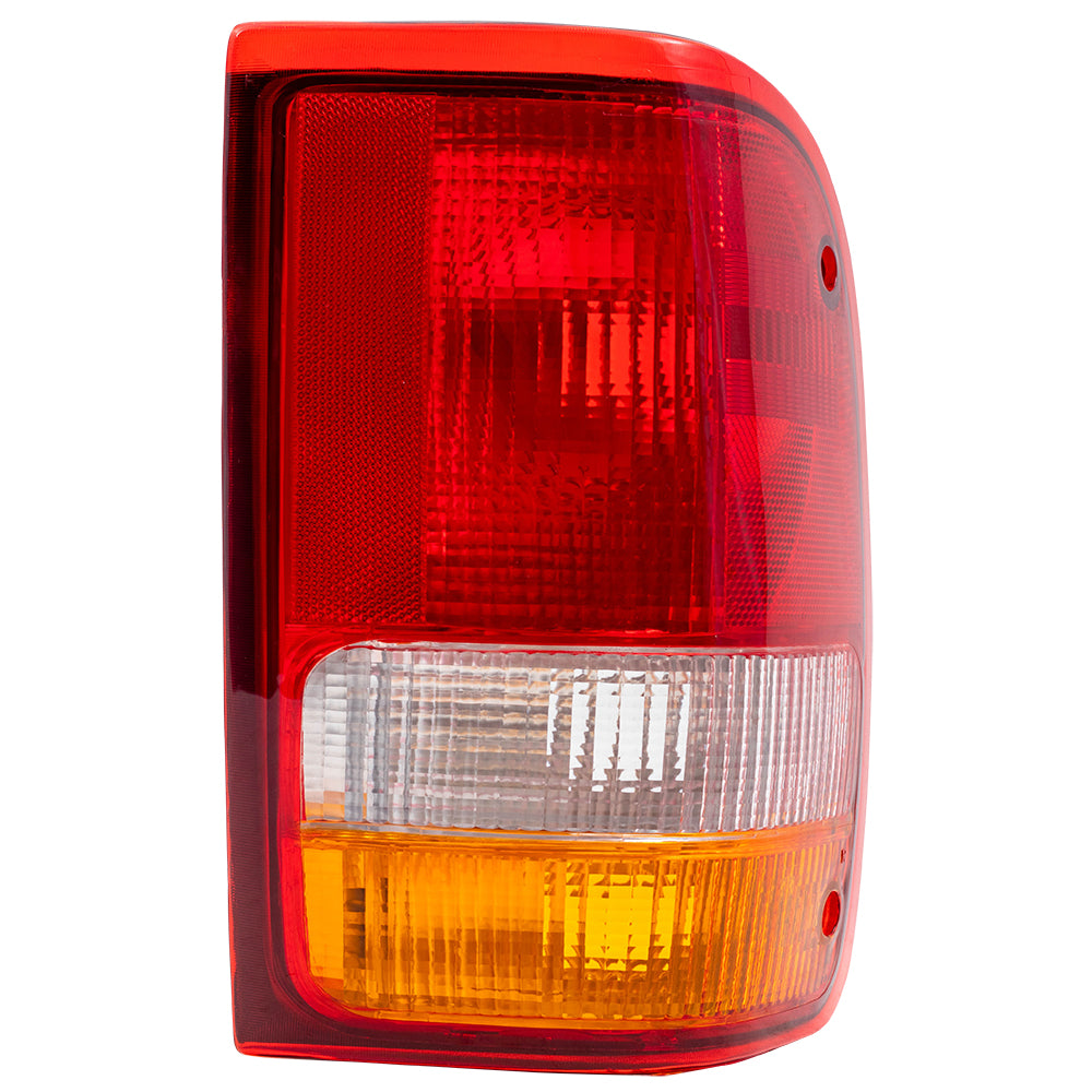 Brock Replacement Passengers Taillight Tail Lamp Compatible with 1993-1997 Ranger Pickup Truck F37Z13404A