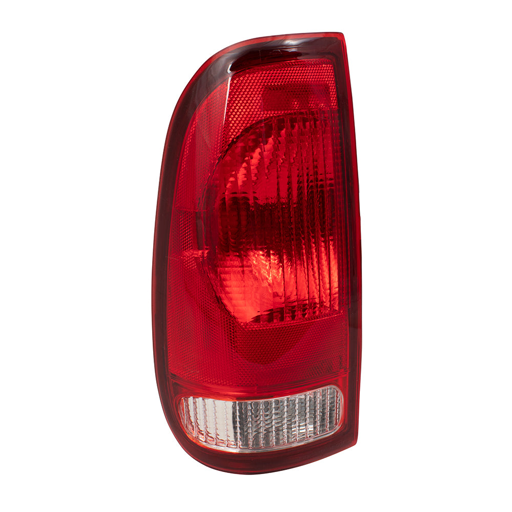 Brock Aftermarket Replacement Driver Left Tail Light Unit Compatible With 1997-2004 Ford F-150