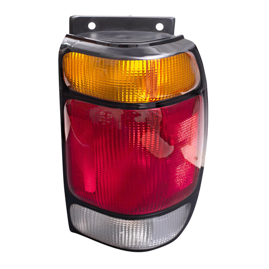 Brock Aftermarket Replacement Passenger Right Combination Tail Light Unit Compatible with 1995-1997 Ford Explorer