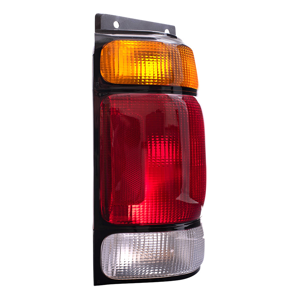 Brock Aftermarket Replacement Passenger Right Combination Tail Light Unit Compatible with 1995-1997 Ford Explorer