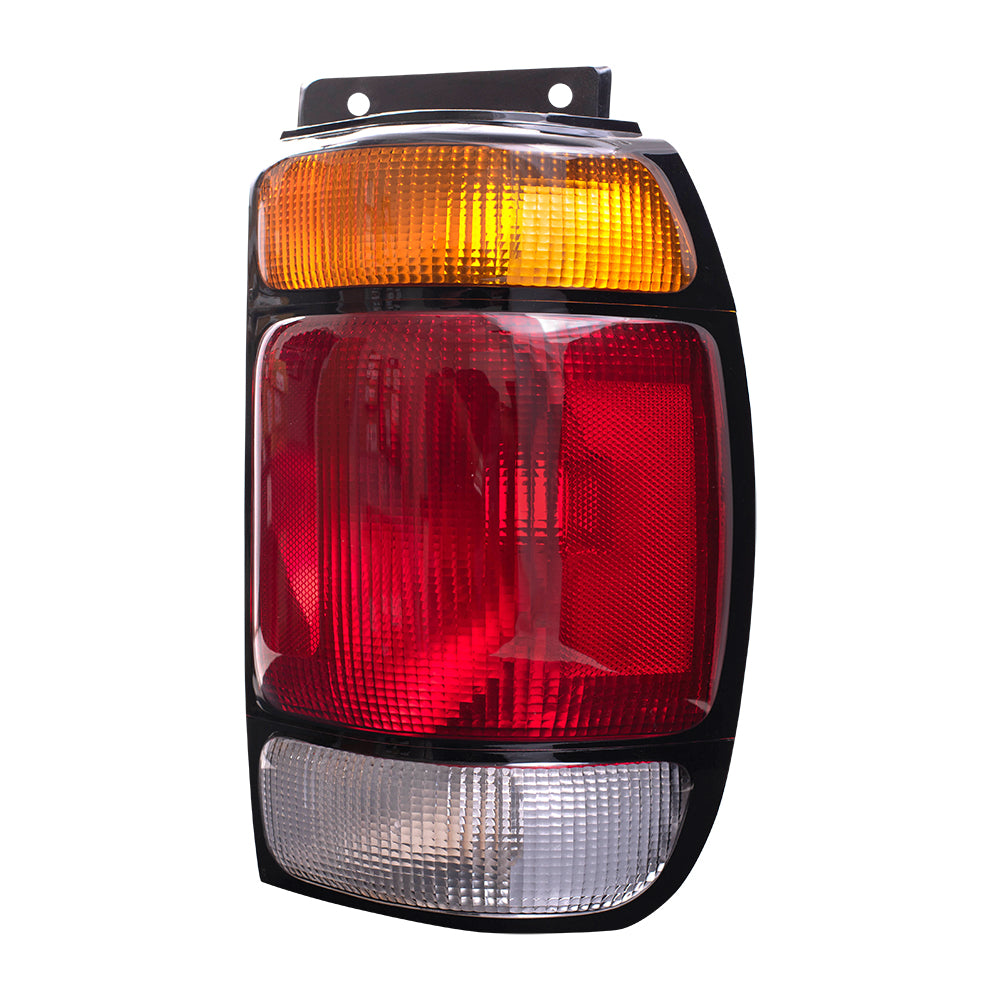 Brock Aftermarket Replacement Passenger Right Combination Tail Light Unit Compatible with 1995-1997 Ford Explorer