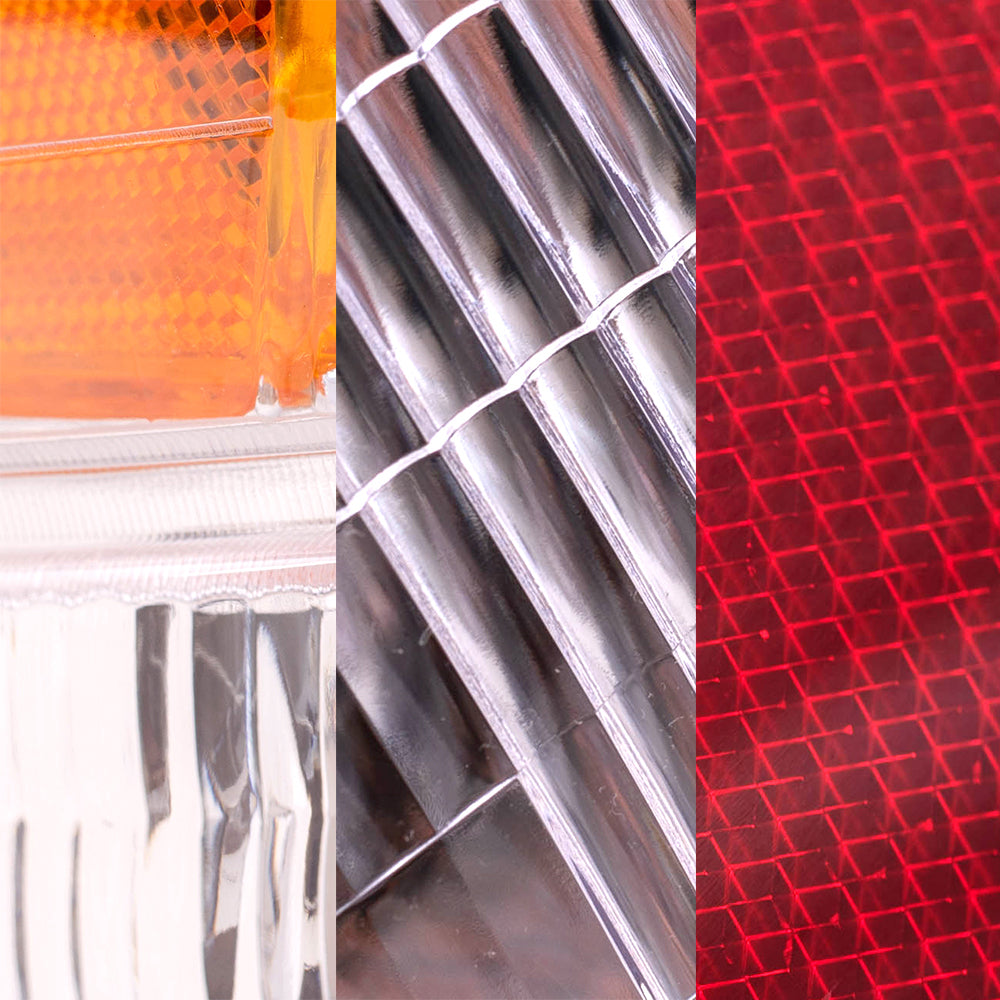 Brock Aftermarket Replacement Driver Left Passenger Right Headlight-Park/Signal/Side Marker Light-Tail Light 6 Piece Set Compatible with 1998-2001 Ford Explorer