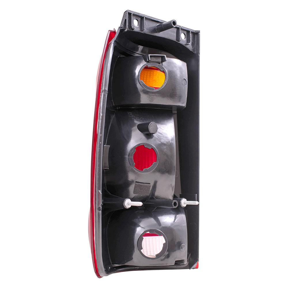 Brock Aftermarket Replacement Passenger Right Combination Tail Light Unit Compatible with 1998-2001 Ford Explorer