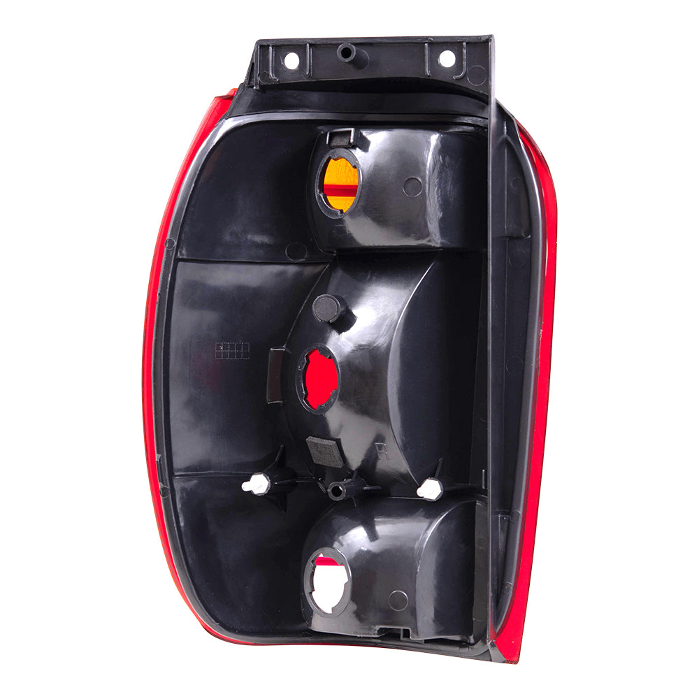 Brock Aftermarket Replacement Passenger Right Combination Tail Light Unit Compatible with 1998-2001 Ford Explorer