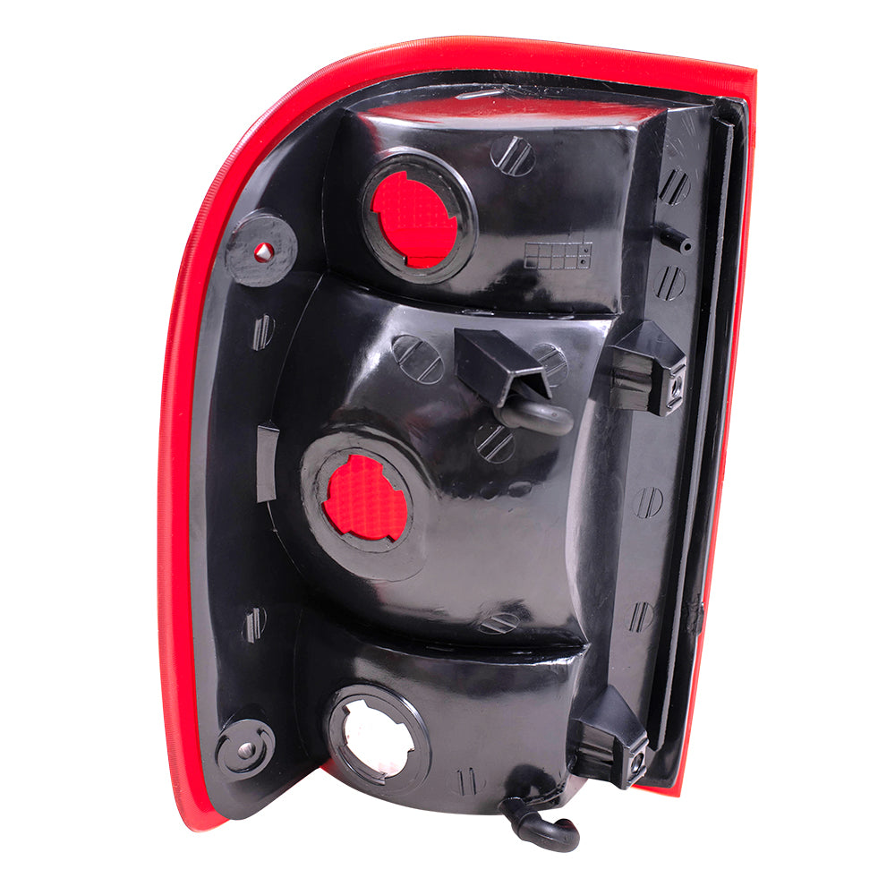 Brock Replacement Driver and Passenger Taillights Tail Lamps Compatible with 2000 Ranger Pickup Truck YL5Z13405AA YL5Z13404AA